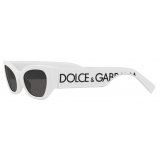 Dolce & Gabbana - Occhiale da Sole DG Elastic - Bianco - Dolce & Gabbana Eyewear
