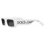 Dolce & Gabbana - DG Elastic Sunglasses - White - Dolce & Gabbana Eyewear