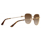 Dolce & Gabbana - DG Light Sunglasses - Gold Brown - Dolce & Gabbana Eyewear