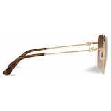 Dolce & Gabbana - Occhiale da Sole DG Light - Oro Marrone - Dolce & Gabbana Eyewear