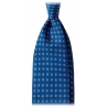 Viola Milano - Mix Flower Selftipped Silk Tie - Sea Mix - Handmade in Italy - Luxury Exclusive Collection
