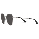 Dolce & Gabbana - Occhiale da Sole DG Light - Argento Grigio Scuro - Dolce & Gabbana Eyewear