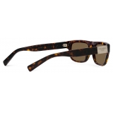 Dolce & Gabbana - Occhiale da Sole DG Plaque - Havana Scuro - Dolce & Gabbana Eyewear