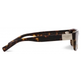 Dolce & Gabbana - Occhiale da Sole DG Plaque - Havana Scuro - Dolce & Gabbana Eyewear