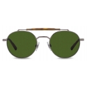 Dolce & Gabbana - Occhiale da Sole Diagonal Cut - Canna di Fucile Verde Scuro - Dolce & Gabbana Eyewear