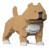 Jekca - American Bully 01S-M01 - Lego - Sculpture - Construction - 4D - Brick Animals - Toys