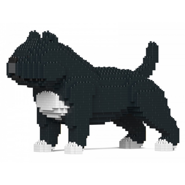 Jekca - American Bully 01S-M02 - Lego - Scultura - Costruzione - 4D - Animali di Mattoncini - Toys
