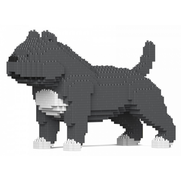 Jekca - American Bully 01S-M03 - Lego - Scultura - Costruzione - 4D - Animali di Mattoncini - Toys