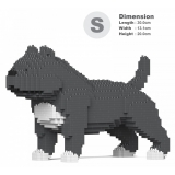 Jekca - American Bully 01S-M03 - Lego - Scultura - Costruzione - 4D - Animali di Mattoncini - Toys