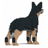 Jekca - Australian Cattle Dog 01S - Lego - Sculpture - Construction - 4D - Brick Animals - Toys