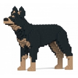 Jekca - Australian Kelpie 01S - Lego - Scultura - Costruzione - 4D - Animali di Mattoncini - Toys