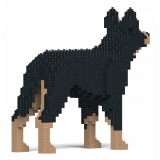 Jekca - Australian Kelpie 01S - Lego - Sculpture - Construction - 4D - Brick Animals - Toys