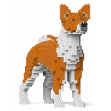 Jekca - Basenji 01S-M01 - Lego - Sculpture - Construction - 4D - Brick Animals - Toys