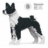 Jekca - Basenji 01S-M02 - Lego - Sculpture - Construction - 4D - Brick Animals - Toys