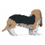 Jekca - Basset Hound 01S-M02 - Lego - Sculpture - Construction - 4D - Brick Animals - Toys