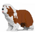 Jekca - Bearded Collie 01S-M04 - Lego - Sculpture - Construction - 4D - Brick Animals - Toys