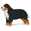 Jekca - Bernese Mountain Dog 02S - Lego - Sculpture - Construction - 4D - Brick Animals - Toys