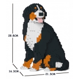 Jekca - Bernese Mountain Dog 05S - Lego - Scultura - Costruzione - 4D - Animali di Mattoncini - Toys