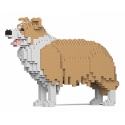 Jekca - Border Collie 01S-M03 - Lego - Sculpture - Construction - 4D - Brick Animals - Toys