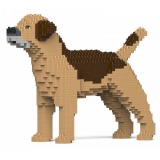 Jekca - Border Terrier 01S-M02 - Lego - Scultura - Costruzione - 4D - Animali di Mattoncini - Toys