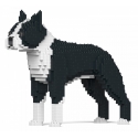 Jekca - Boston Terrier 01S-M01 - Lego - Sculpture - Construction - 4D - Brick Animals - Toys