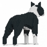 Jekca - Boston Terrier 01S-M01 - Lego - Sculpture - Construction - 4D - Brick Animals - Toys