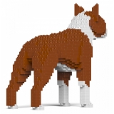 Jekca - Boston Terrier 01S-M02 - Lego - Sculpture - Construction - 4D - Brick Animals - Toys