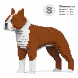 Jekca - Boston Terrier 01S-M02 - Lego - Sculpture - Construction - 4D - Brick Animals - Toys