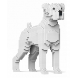 Jekca - Boxer 01S-M03 - Lego - Scultura - Costruzione - 4D - Animali di Mattoncini - Toys