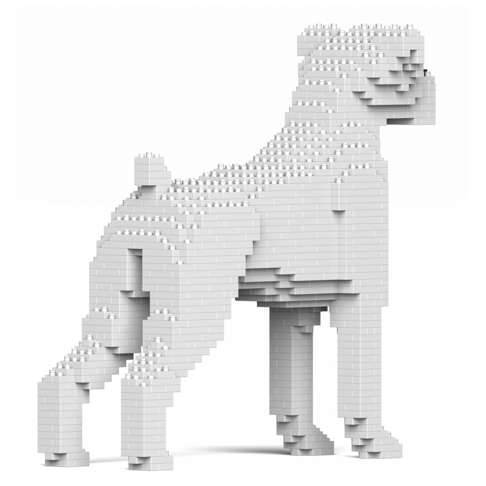 Jekca - Boxer 01S-M03 - Lego - Scultura - Costruzione - 4D - Animali di  Mattoncini - Toys - Avvenice