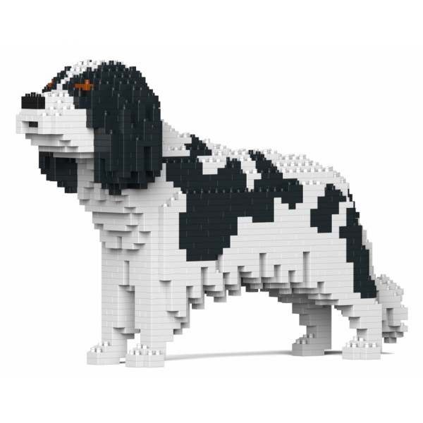 Jekca - Cavalier King Charles Spaniel 01S-M02 - Lego - Sculpture - Construction - 4D - Brick Animals - Toys