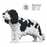 Jekca - Cavalier King Charles Spaniel 01S-M02 - Lego - Sculpture - Construction - 4D - Brick Animals - Toys