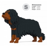 Jekca - Cavalier King Charles Spaniel 01S-M04 - Lego - Scultura - Costruzione - 4D - Animali di Mattoncini - Toys