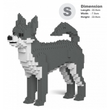 Jekca - Chihuahua 01S-M04 - Lego - Sculpture - Construction - 4D - Brick Animals - Toys