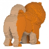 Jekca - Chow Chow 02S-M02 - Lego - Scultura - Costruzione - 4D - Animali di Mattoncini - Toys