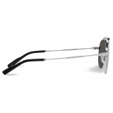 Dolce & Gabbana - Diagonal Cut Sunglasses - Silver Dark Grey - Dolce & Gabbana Eyewear