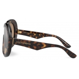 Dolce & Gabbana - Occhiale da Sole DNA - Havana Arancione Chiaro - Dolce & Gabbana Eyewear