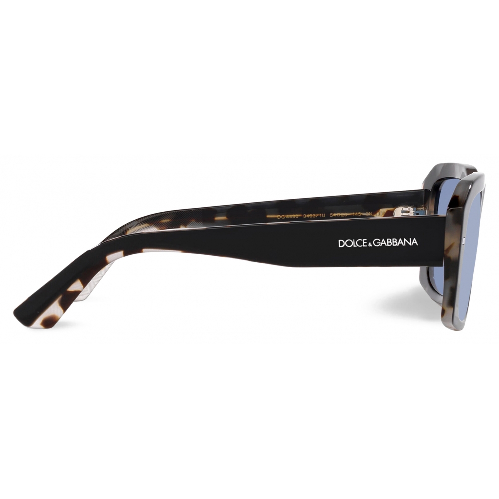 Dolce & Gabbana - Lusso Sartoriale Sunglasses - Black Havana Blue ...