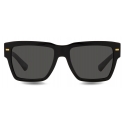 Dolce & Gabbana - Lusso Sartoriale Sunglasses - Black Dark Grey - Dolce & Gabbana Eyewear