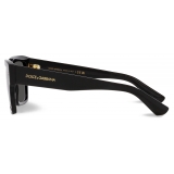 Dolce & Gabbana - Occhiale da Sole Lusso Sartoriale - Nero Grigio Scuro - Dolce & Gabbana Eyewear