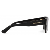 Dolce & Gabbana - Lusso Sartoriale Sunglasses - Black Dark Grey - Dolce & Gabbana Eyewear