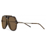 Dolce & Gabbana - Lusso Sartoriale Sunglasses - Havana Brown - Dolce & Gabbana Eyewear