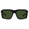 Dolce & Gabbana - Lusso Sartoriale Sunglasses - Black Havana Dark Green - Dolce & Gabbana Eyewear