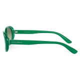 Dolce & Gabbana - Re-Edition Sunglasses - Green - Dolce & Gabbana Eyewear