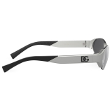 Dolce & Gabbana - Sporty Sunglasses - Metallic Grey Dark Grey- Dolce & Gabbana Eyewear