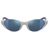 Dolce & Gabbana - Sporty Sunglasses - Metallic Grey Blue - Dolce & Gabbana Eyewear