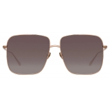 Linda Farrow - Andoa Squared Sunglasses in Rose Gold - LFL1254C3SUN - Linda Farrow Eyewear