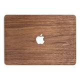 Woodcessories - Walnut / MacBook Skin Cover - MacBook 13 Pro Retina - Eco Skin - Apple Logo - Wooden MacBook Cover