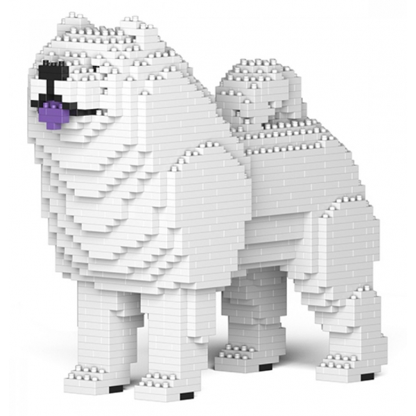 Jekca - Chow Chow 01S-M03 - Lego - Sculpture - Construction - 4D - Brick Animals - Toys