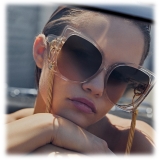 Linda Farrow - Astra Cat Eye Sunglasses in Ash - LFL1357C3SUN - Linda Farrow Eyewear
